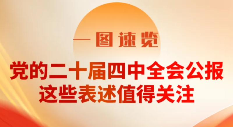 一圖速覽！黨的二十屆四中全會公報，這些表述值得關注